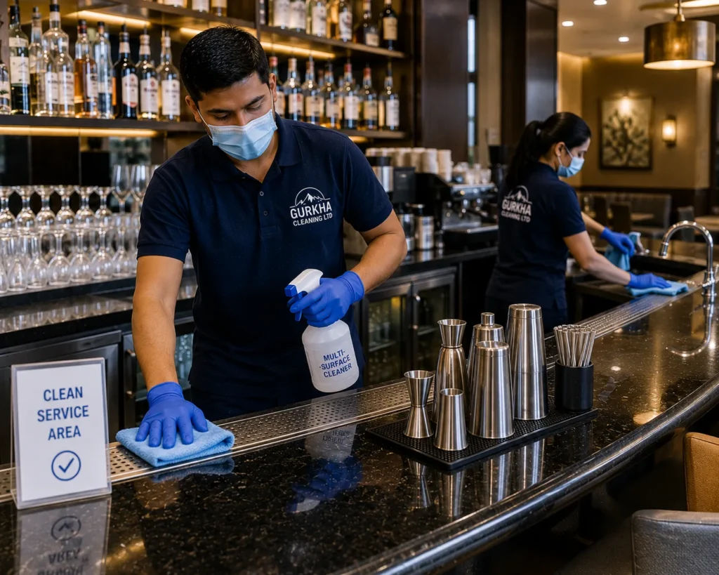 bar-cleaning