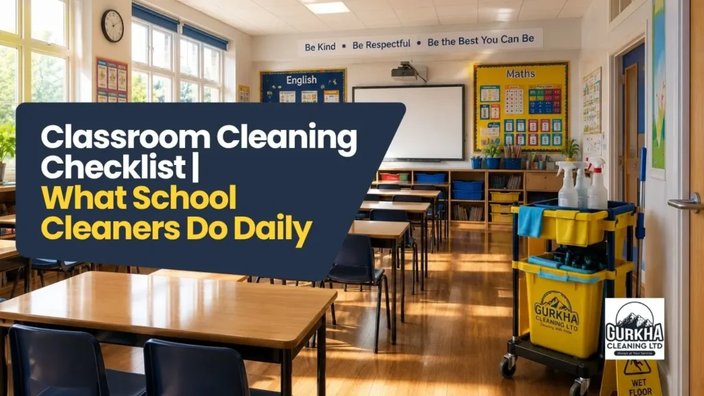 Classroom Cleaning Checklist | What School  Cleaners Do Daily